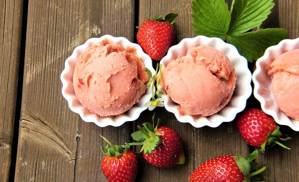 Foto: pixabay Frisches Erdbeersorbet