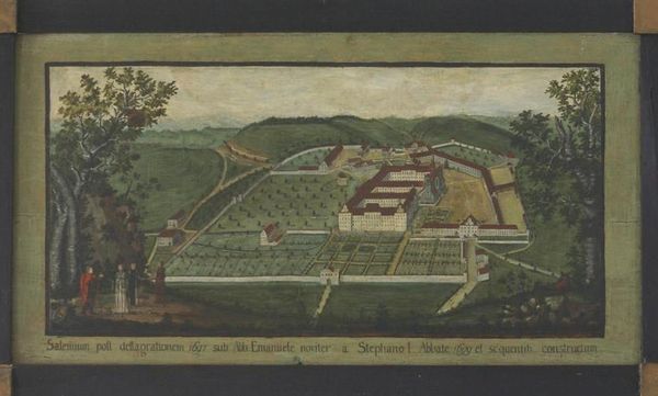 Historische Abbildung, Gesamtanlage von Kloster und Schloss Salem